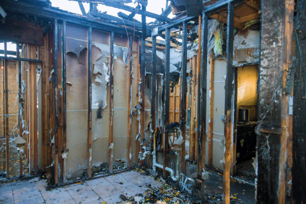 Professional Emergency Fire Cleanup technician working in Newport, KY